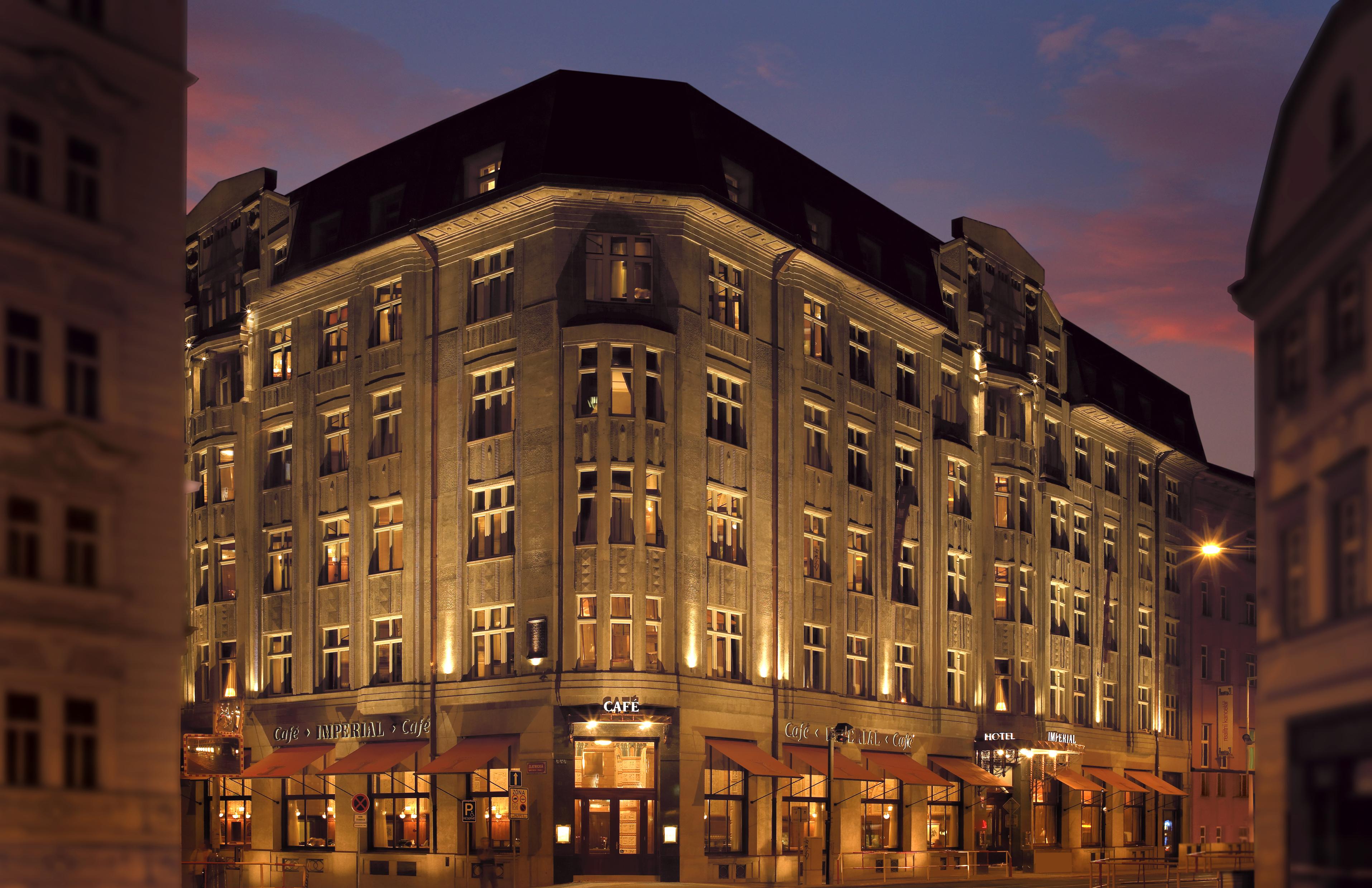 Art Deco Imperial Hotel Прага Екстериор снимка
